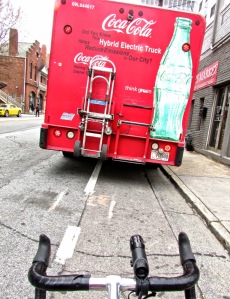 coke bike lane bully